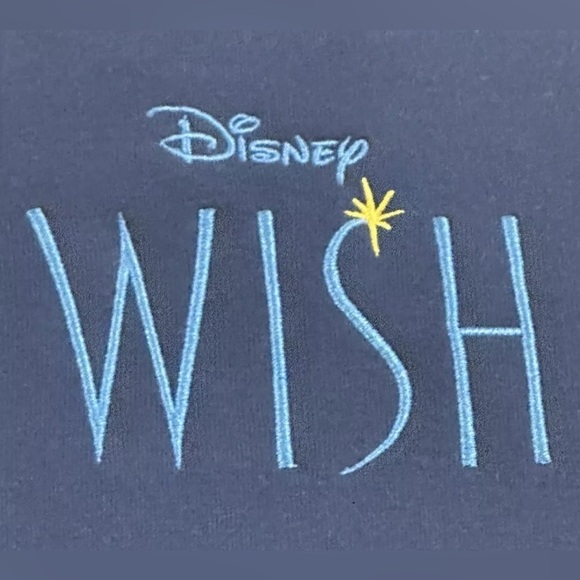 WISH DISNEY 2023 MOVIE PROMOTIONAL Star Full Zip HOODIE SWEATSHIRT XL XLARGE - Picture 2 of 5